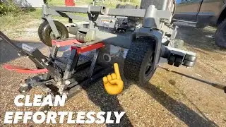 MOWER DECK CLEANING MADE FAST & EASY