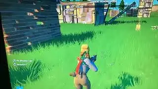 Trying out the sharp tooth shotgun on every wall in fortnite