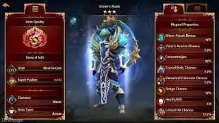 Dungeon hunter 5 Crafting Armor 3* and Transmute - Drvisage