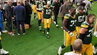 NFL London Games 2022  NY Giants vs Green Bay Packers Halftime Walkout - Aaron Rodgers