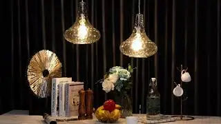 Pendant Lights Pendant Light Fixture with Hammered Glass Hanging Light