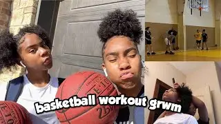BASKETBALL WORKOUT GRWM + ( workout footage included )