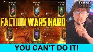 YOU WON'T BE ABLE TO DO FACTION WARS HARD MODE IN RAID SHADOW LEGENDS