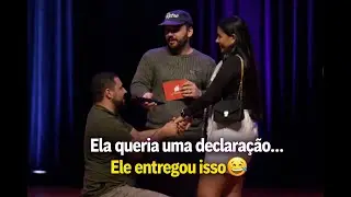 PAPO COM CASADOS E UMA DECLARAÇÃO NO MEIO DO PALCO.