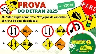 SIMULADO DO DETRAN 2025  PROVA DO DETRAN 2025 #simuladodetranmg2025 #mgsimuladosdetran2025