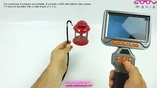 Endoscope 2 joint electric rotation with HD + auto focusing + 5