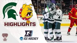 Michigan State vs Ferris State | NCAA College Hockey Highlights | December 28, 2025