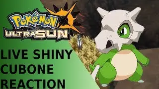LIVE SHINY CUBONE REACTION! Pokemon Ultra Sun And Moon Shiny Reaction.