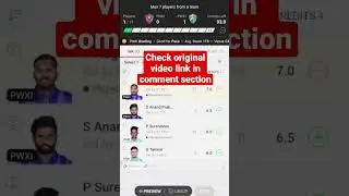 What does credit mean in Dream11? | dream11 mein credit Kya Hota Hai? #shorts #dream11