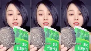 Asmr crunchy shortbread cookie 🍪 