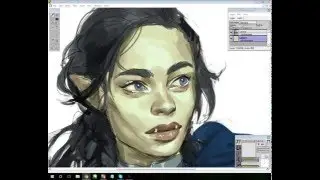 speedpaint - half-orc