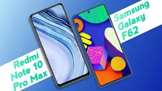 Redmi Note 10 Pro Max VS Samsung Galaxy F62 | Full Comparison Display, Camera, Performance & More