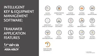 Intelligent Key & Equipment Management Software: TrakaWEB Application Features