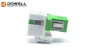 SC/APC Simplex Single Mode Fiber Keystone Jack China Dowell