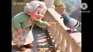 The pigeon and grand mother story #moral story. #story time