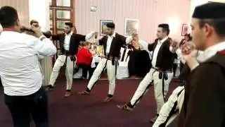 Teshkoto - traditional macedonian male dance from Galichnik