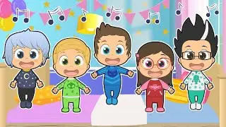 FIVE LITTLE BABIES 🦸&zwj;♂️🦸 With the Pijama Superheroes