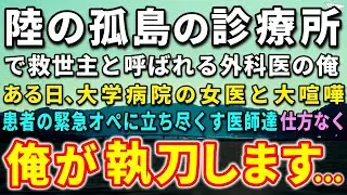 【感動する話】田舎の診療所で医師として働く俺。ある日、医学学会で再会した美人女医と嫌味なエリート医師が大喧嘩！様態が悪化した政治家の緊急手術が迫り…驚きの展開に…【感動する話】【いい話】