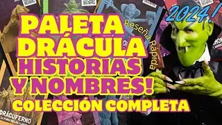 HISTORIAS Y NOMBRES 🧛 PALETA DRACULA (2024) 🦇 COLECCIÓN COMPLETA