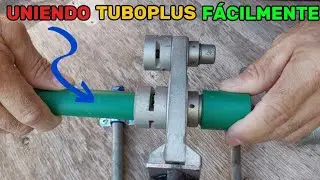 Utilizando CORRECTAMENTE el TERMOFUSOR para hacer EXCELENTES UNIONES#plomeria #fontaneria#tuboplus