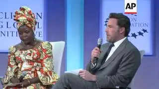 Ben Affleck talks about his advocacy in Congo at Clinton Global Initiative