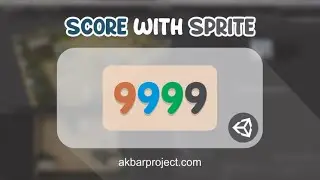 How to Make Simple Score with Sprite in Unity
