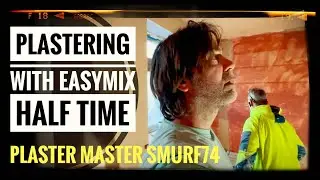 PLASTERING WITH EASYMIX HALF TIME Plastering for beginners DIY project Home improvement HOW TO