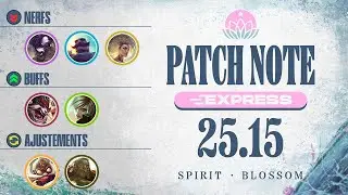 R&Eacute;SUM&Eacute; PATCH 25.15 - Les Supports Tank TOMBENT | Retomb&eacute;es du Buff Kraken / BRK