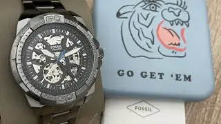 Fossil Bronson Automatic Smoke Stainless Steel Men’s Watch ME3218 (Unboxing) @UnboxWatches