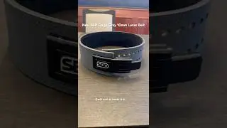 New SBD Forge Gray 10mm Lever Belt!