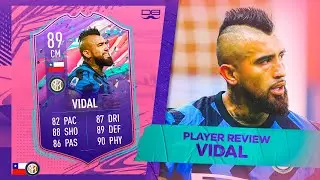 MELHOR VOLANTE DA SERIE A | 89 VIDAL FUT BIRTHDAY | PLAYER REVIEW PT-BR | FIFA 21 ULTIMATE TEAM