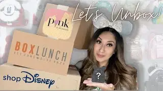 Disney Loungefly Unboxing Haul | shopDisney,Boxlunch, Pink A La Mode