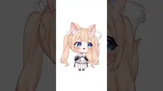 My April Fools model 😅😂 #vtuber #chibi #animegirl #anime #vtubestudio
