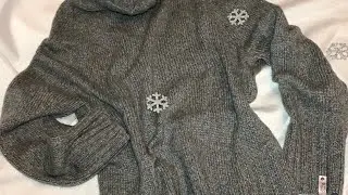 Top-Down tutorial Fashion maglione(maglia ai ferri circolari)/knitting pulll