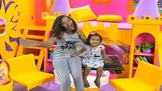 ISABEL PONTES FINGE BEINCAR DE SER CRIAN&Ccedil;A E SE DIVERTE COM MAYSA NO PARQUINHO