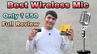 Best Budget Wireless Mic | Wireless Mic Review & Test | Mini Mic Only ₹ 550 | Best Mic For Mobile