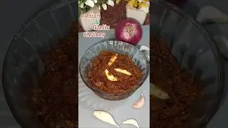 onion garlic chutney recipe#onionchutney#garlicchutney#cooking#shorts#Mom'sLifeOnAPlate