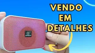 Caixa de som bluetooth Kapbom KA-8508 em detalhes!