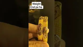 Rp casting design | 2 piece beautiful casting bangles with wright | short video Gold and information
