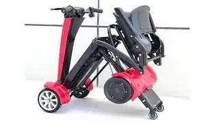 auto folding senior scooter | 4 wheel power scooter | Handicap foldable  scooter Mobility Scooter