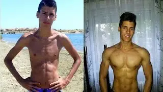 18 Years Old Before and After - 2 Years Body Transformation ( Natural )
