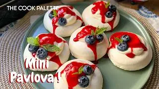 &Ccedil;atlamayan Mini Pavlova Tarifi (Frambuaz Soslu) | Marshmallow Kıvamında Beze