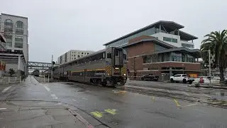 Amtrak Capitol Corridor #530 at Webster Street Oakland, CA with CDTX #6964 Cab Car and #2002 F59PHI