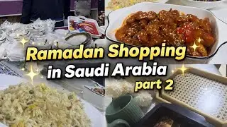 Ramadan Shopping in Saudi Arabia 🇸🇦 2026| Crockery & Baking Items 🛍️ + easy dinner recipes 
