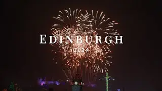 【4K 60】Edinburgh Hogmanay Fireworks 2024 | 2023 New‘s eve