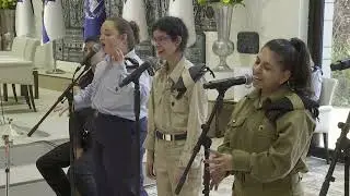 President Isaac Herzog Embraces Soldiers with Autism After Tear-Jerking Musical Performance