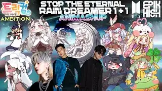 트릭컬 x BTS 방탄소년단 RM x TABLO 타블로 x ASH ISLAND 애쉬 아일랜드 - Stop The Eternal Rain Dreamer 1+1 ANIMASHUP589