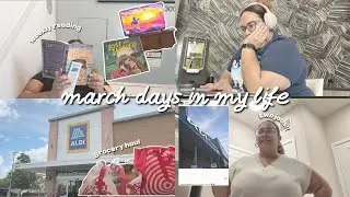 📆 MARCH VLOG: aldi haul, balancing two jobs, F1 sundays & getting my life together  🛒🏎️