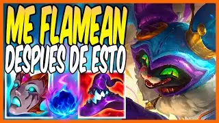 😂¡ME FLAMEAN TODA la PARTIDA por JUGAR este SUPPORT!😂*SUPER TILTEADO*