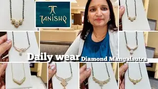 Tanishq Daily wear Diamond Mangalsutra design with price |Special Offer discount Diamond Mangalsutra
